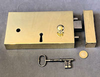 Brass Rim Lock RL920