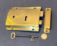 Brass Rim Lock RL927