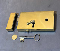 Brass Rim Lock RL975