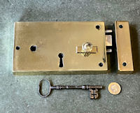 Brass Rim Lock RL867