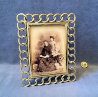 Brass Ring Photograph Frame