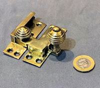 Brass Sash Window Catches, 4 matching available W534