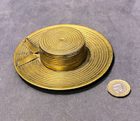 Brass Straw Hat Inkstand IW116