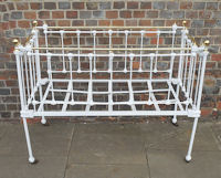 Brass and Iron Childs Cot BB19
