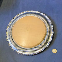 Breadboard on Silver Plated Base BB55