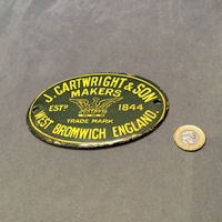 J. Cartwright & Son Enamel Safe Plate SP190