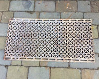 Cast Iron Floor Grilles, 2 available