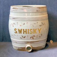 Ceramic Scotch Whisky Barrel SB10