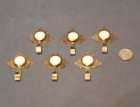 Ceramic and Brass Picture Hooks, 6 available PH28