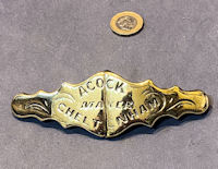 Cheltenham Saddler's Brass Name Plate HB204