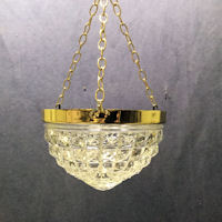 Clear Glass Bowl Light Fitting HL547