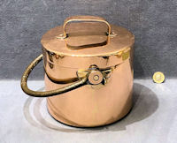 Copper Stockpot with Lid CP131