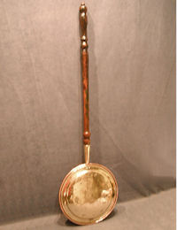 Copper and Brass Bed Warming Pan