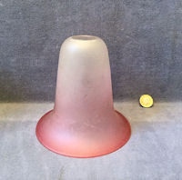 Cranberry Tinted Glass Lamp Shade S351