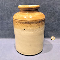 Crosse and Blackwell Oilmen Stoneware Jar SJ291