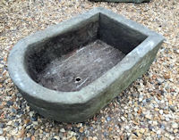'D' Shaped Stone Sink SS81