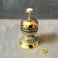 Double Ring Brass Counter Bell CB100