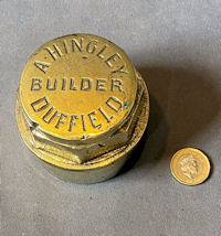 Duffield Brass Waggon Hub Cap HC15