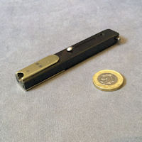 Ebony and Brass Quill Cutter FK78