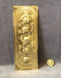 Embossed Brass Fingerplate FP245