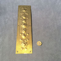 Embossed Brass Fingerplate, 2 available FP265