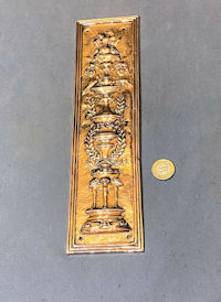 Embossed Copper Fingerplate FP590