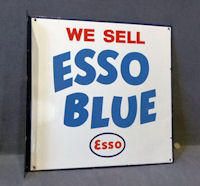 Esso Blue Enamel Sign