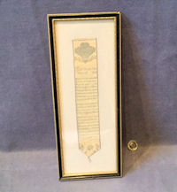 Framed Silk Bookmark BM2