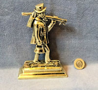 Gamekeeper / Fisherman Brass Mantel Ornament MO50