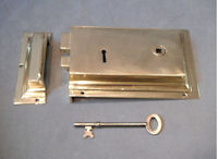 Gibbons Brass Rim Lock RL483