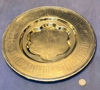 Gothic Revival Brass Alms Dish CP2