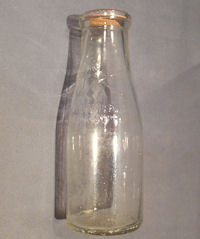 Griffiths and Bro Milk Bottle DP174