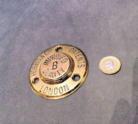 Hobbs & Co Brass Safe Keyhole Cover KC500