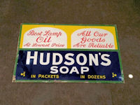 Hudsons Soap Enamel Advert