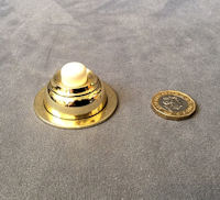 Interior Brass Electric Bell Push, 2 available EP473