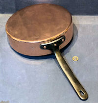 Jones Bros Deep Copper Frypan FP43