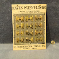 Kayes Patent Brass Catch Display A168