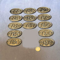 Kenrick Cast Iron House Numbers HN49