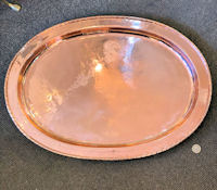 Keswick Engraved Copper Tray T177