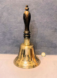 Large Brass Hand Bell B331