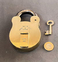 Large Brass Padlock PL84