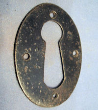 Large Cast Iron Keyhole Surrounds, 10 available KC54