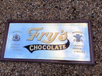 Large Frys Chocolate Advertising Mirror