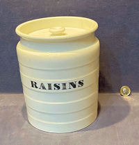 Large Minton Raisins Jar SJ329