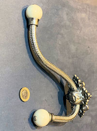 Large Nickel Plated Hat & Coat Hook, 2 available CH141