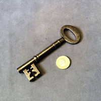 Large Wrought Iron Door Key K195