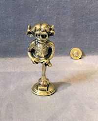 Lincoln Imp Brass Mantle Ornament MO68