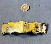 London Saddler's Brass Name Plate HB212
