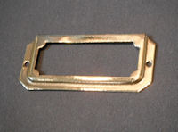 Brass Drawer Label Frames, 7 available LF8
