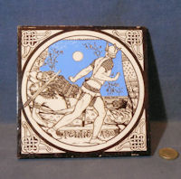 Mintons Tile Idylls of a King Series T162